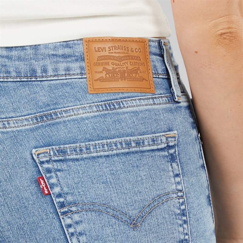 Womens 726 Flared Jeans Blue Wave Light - Image 3