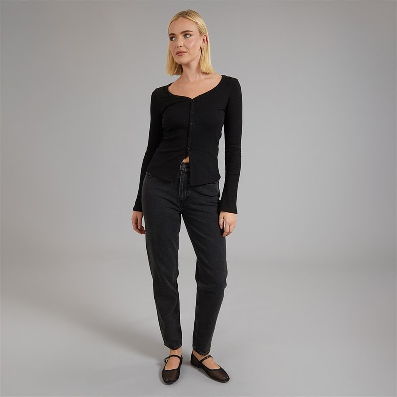 Womens 80s Mom Jeans Not To Interrupt - Image 4