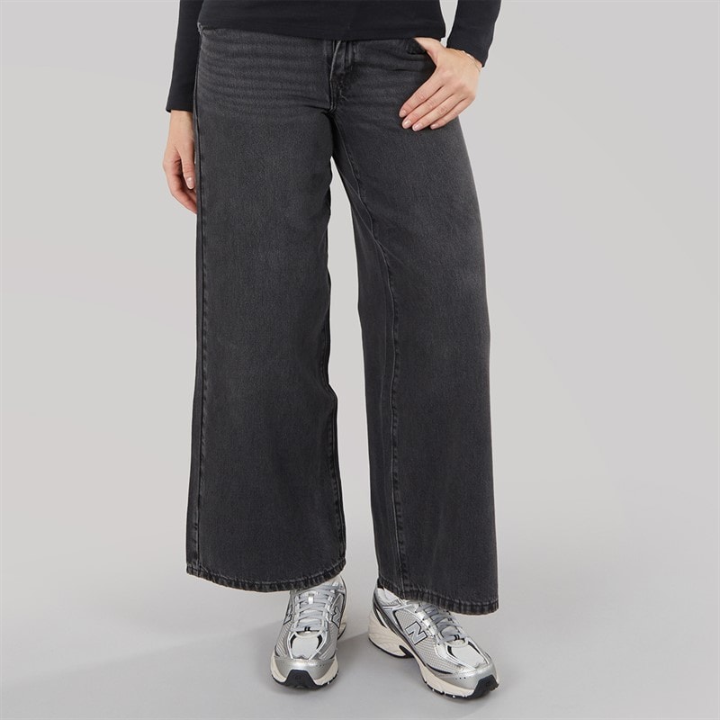 Womens 94 Baggy Wide Leg Jeans Wandering Spirit Clean - Image 3