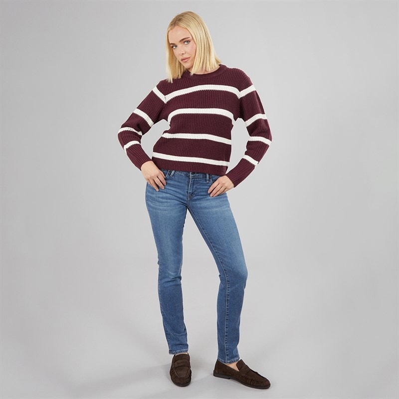 Womens 712 Slim Fit Jeans Blue Wave Mid - Image 4