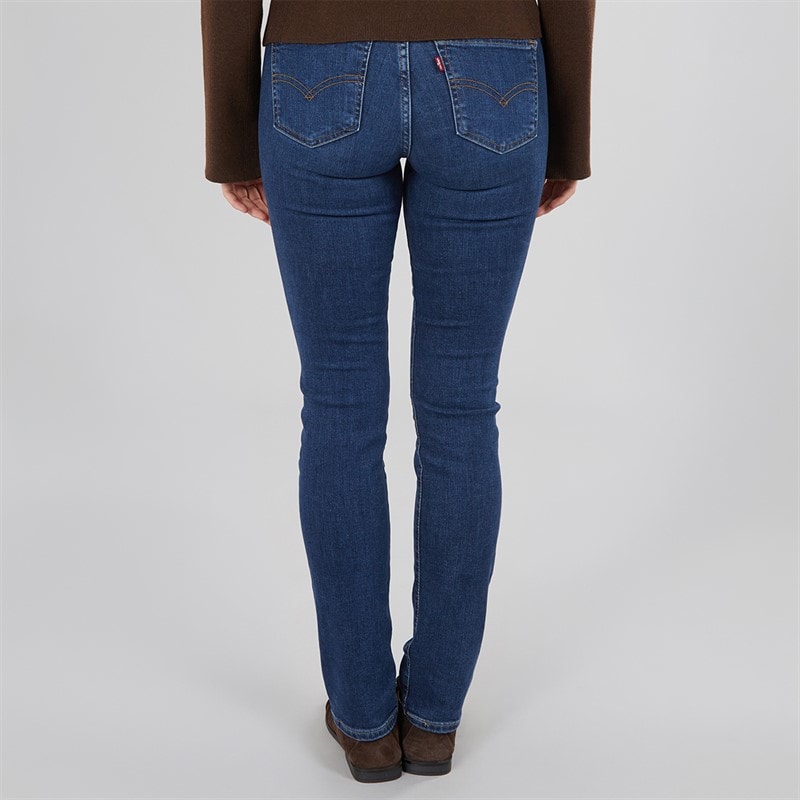 Womens 712 Slim Fit Jeans Blue Wave Dark - Image 2