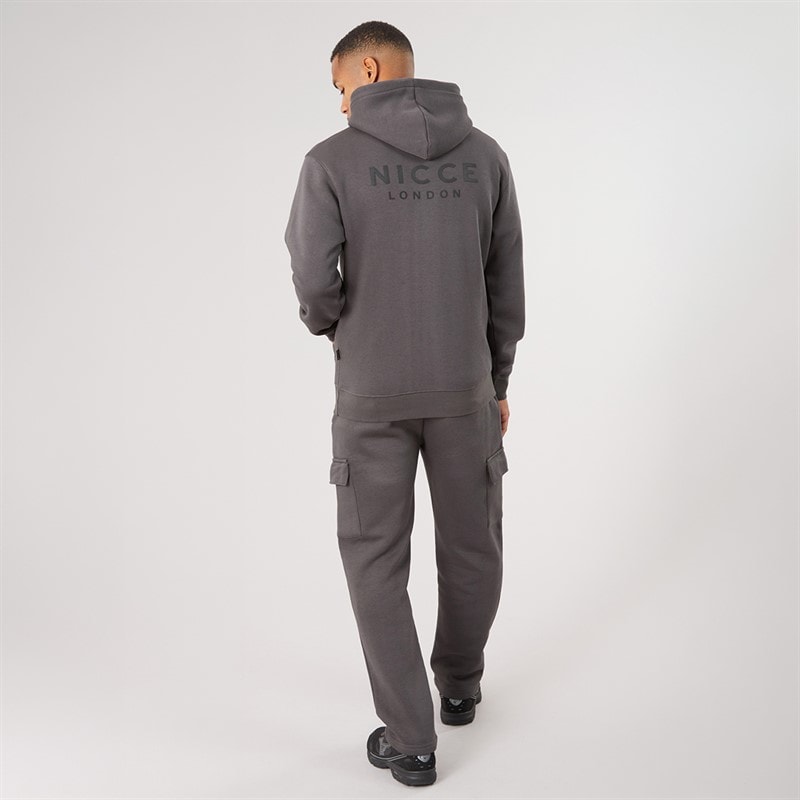 Mens Londres Hoodie And Joggers Set Coal - Image 2