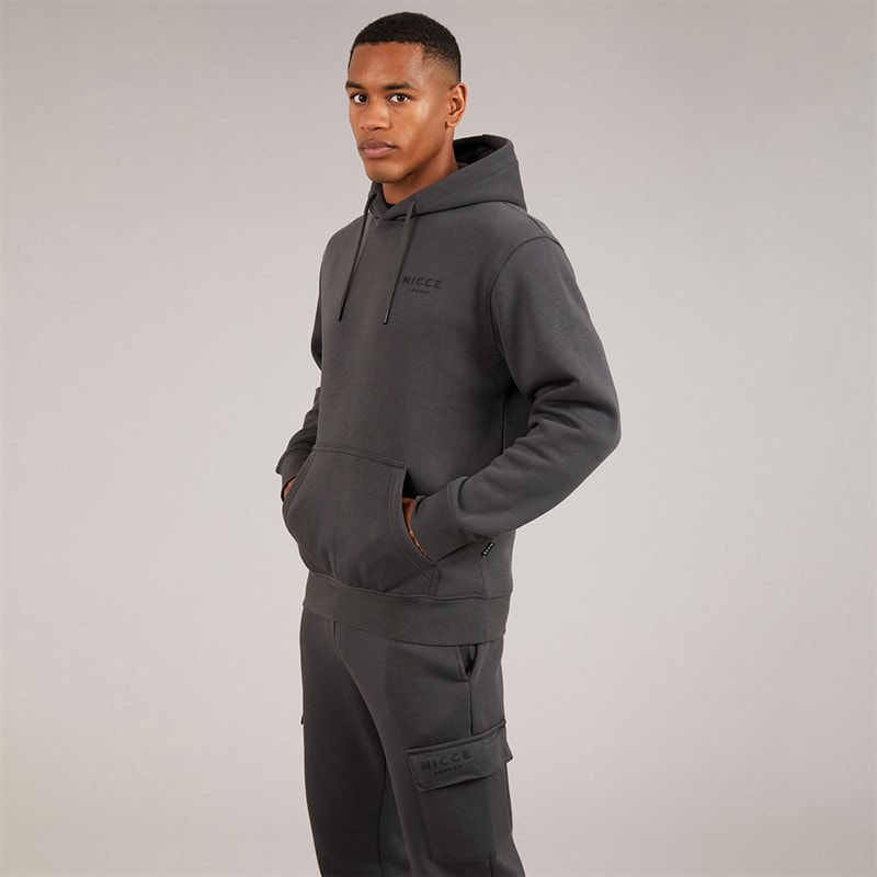 Mens Londres Hoodie And Joggers Set Coal - Image 3