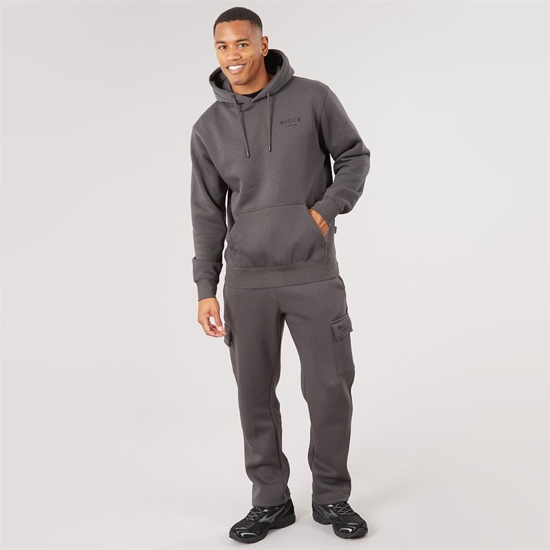 Mens Londres Hoodie And Joggers Set Coal - Image 4