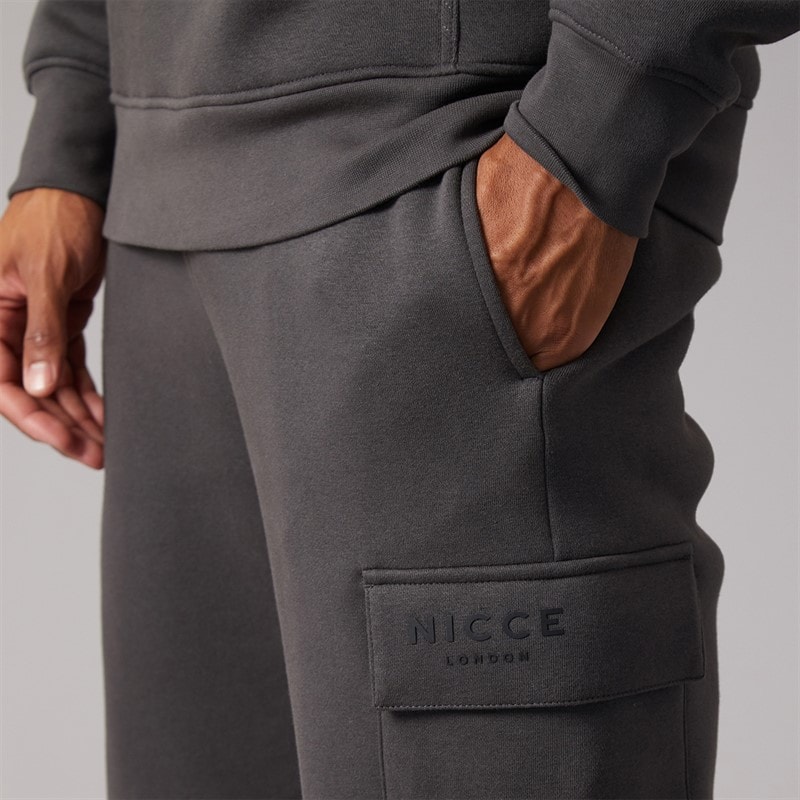 Mens Londres Hoodie And Joggers Set Coal - Image 5