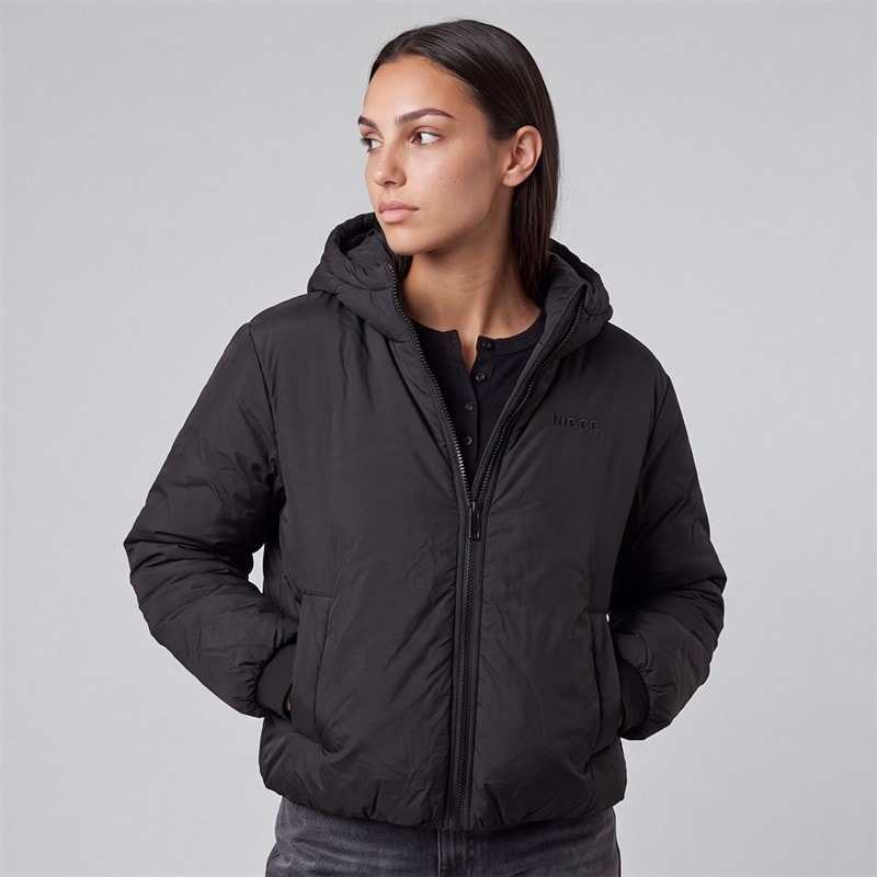 Womens Luminara Windbreaker With Cuffs Black - Image 3