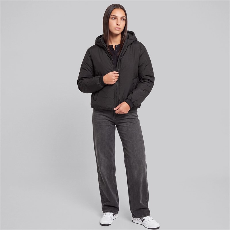 Womens Luminara Windbreaker With Cuffs Black - Image 4