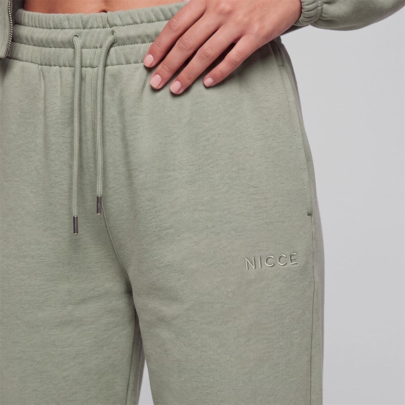 Womens Veridian Wide Leg Joggers Sage - Image 3
