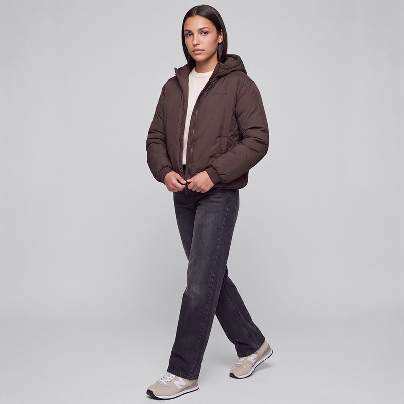 Womens Luminara Windbreaker With Cuffs Americano - Image 4