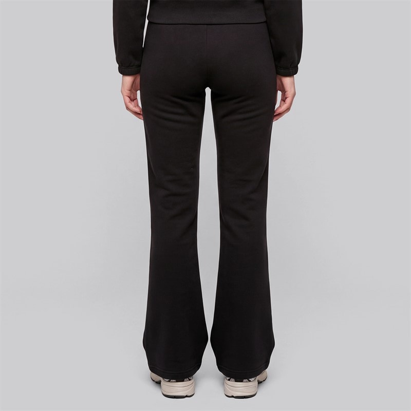 Womens Yasmina Flared Joggers Black - Image 2