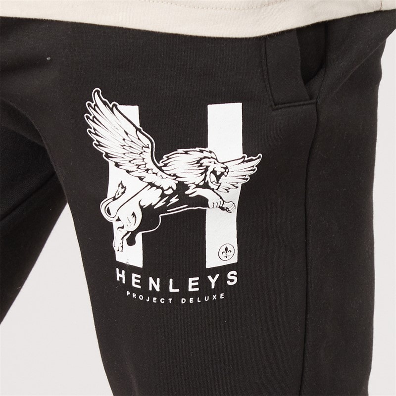 Mens Curveball Joggers Black - Image 3