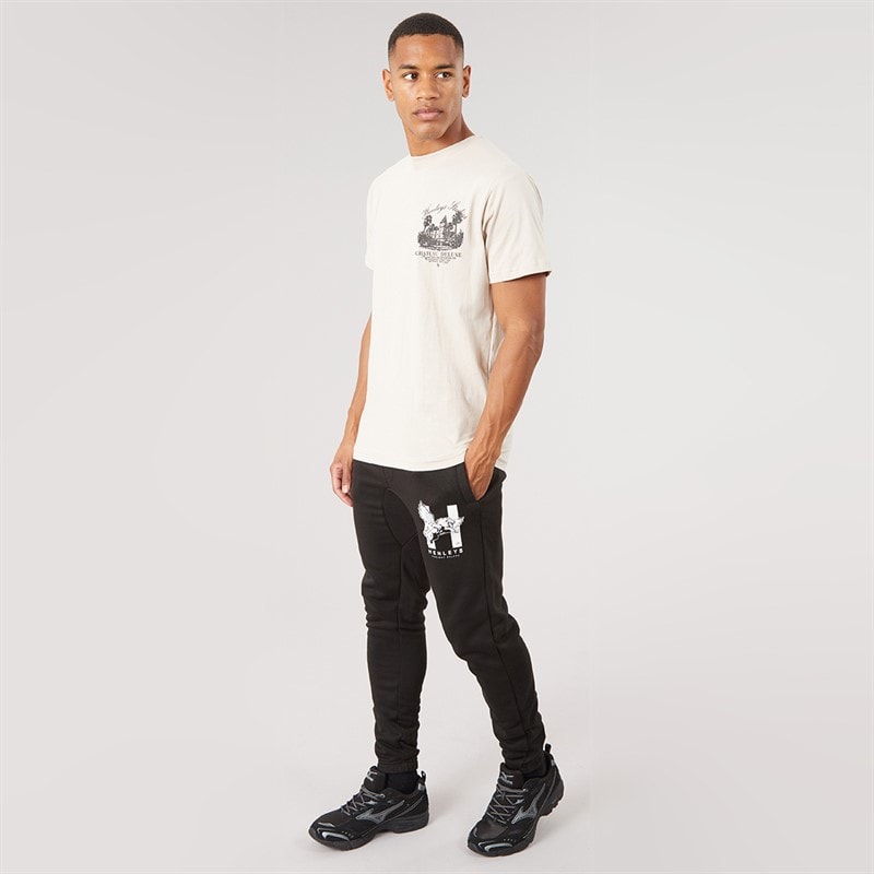 Mens Curveball Joggers Black - Image 4