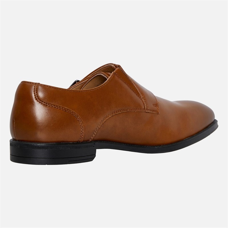 Mens Monk Shoes Tan - Image 5