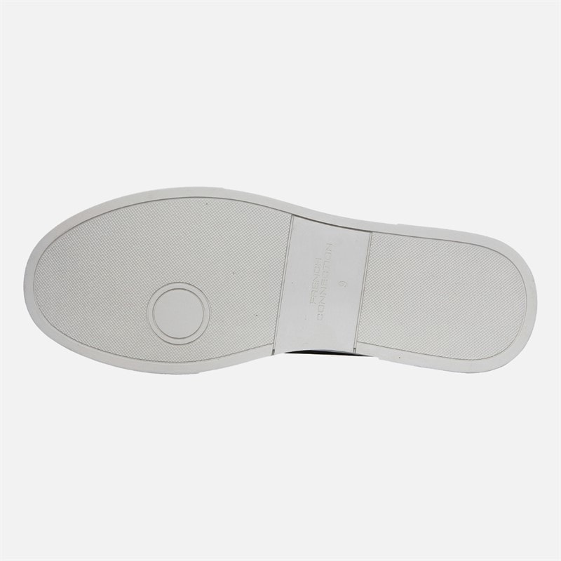 Mens Hidden Lace Cupsole Trainers Black - Image 2