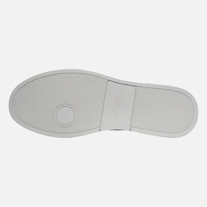 Mens Hidden Lace Cupsole Trainers Marine Navy - Image 2