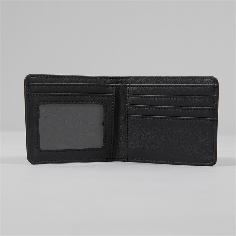 Mens French Con Gunmetal Wallet Black/Gunmetal - Image 3