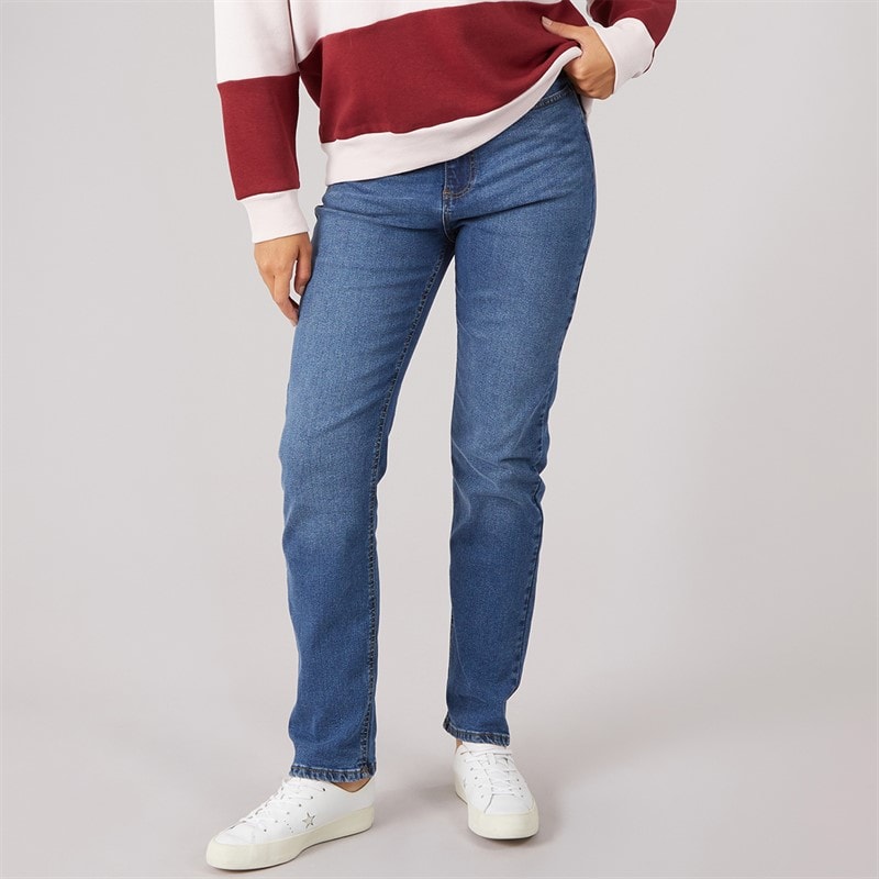 Womens Sammy Slim Fit Jeans Mid Wash - Image 1