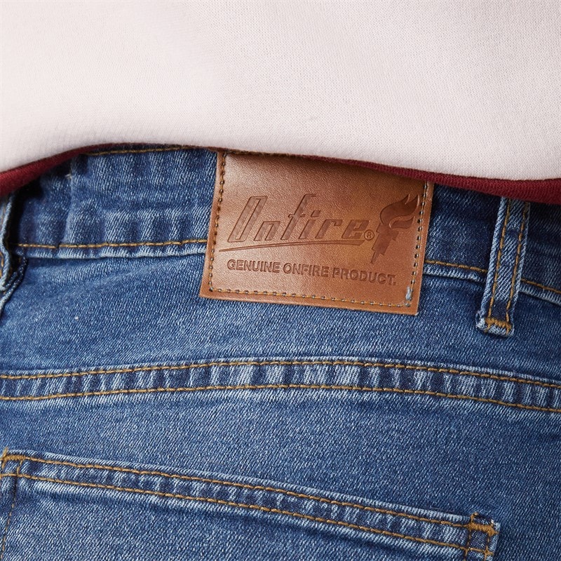 Womens Sammy Slim Fit Jeans Mid Wash - Image 3