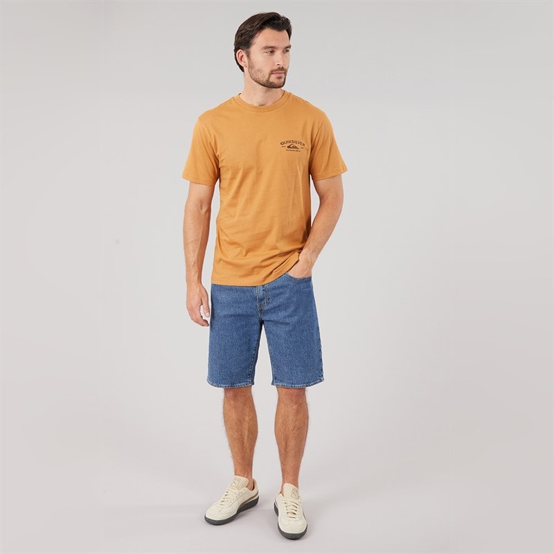 Mens Anchor Lockup T-Shirt Almond - Image 3