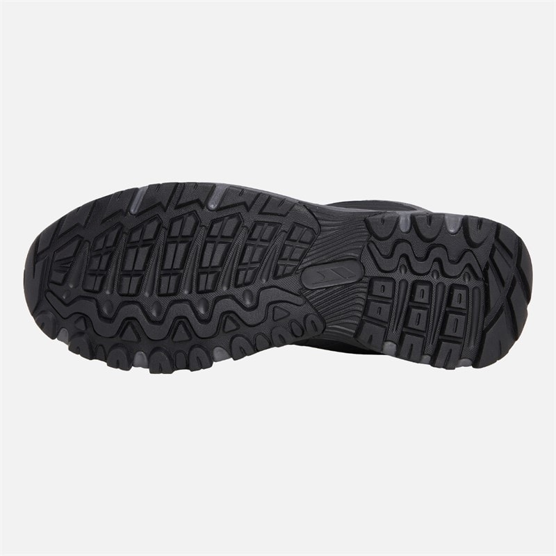 Mens Fisk Trail Walking Shoes Black/Black - Image 2