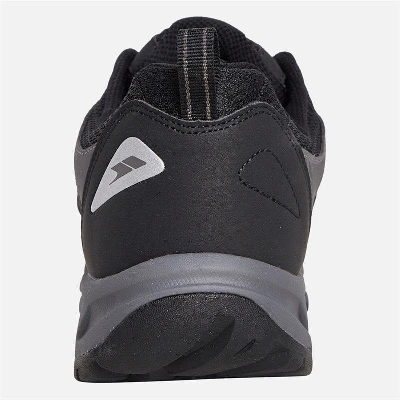 Mens Fisk Trail Walking Shoes Black/Black - Image 3