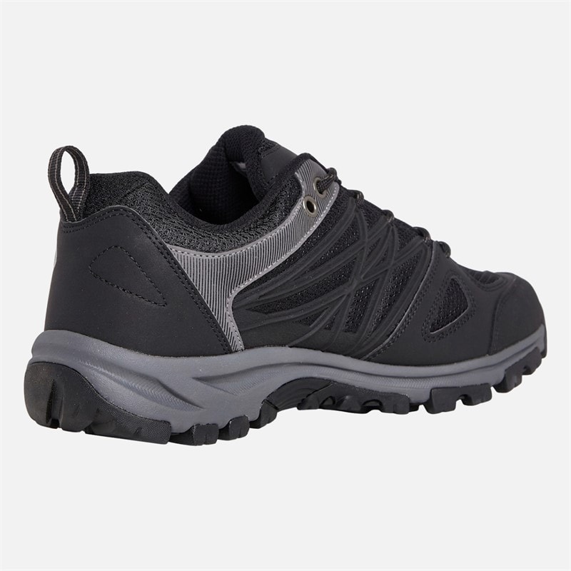 Mens Fisk Trail Walking Shoes Black/Black - Image 5
