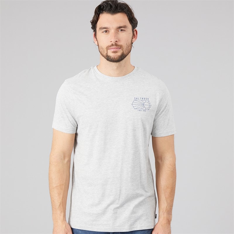Mens Vantage Outline T-Shirt Grey - Image 2