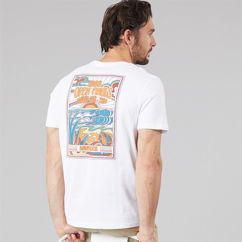 Mens Open Finals T-Shirt White - Image 1