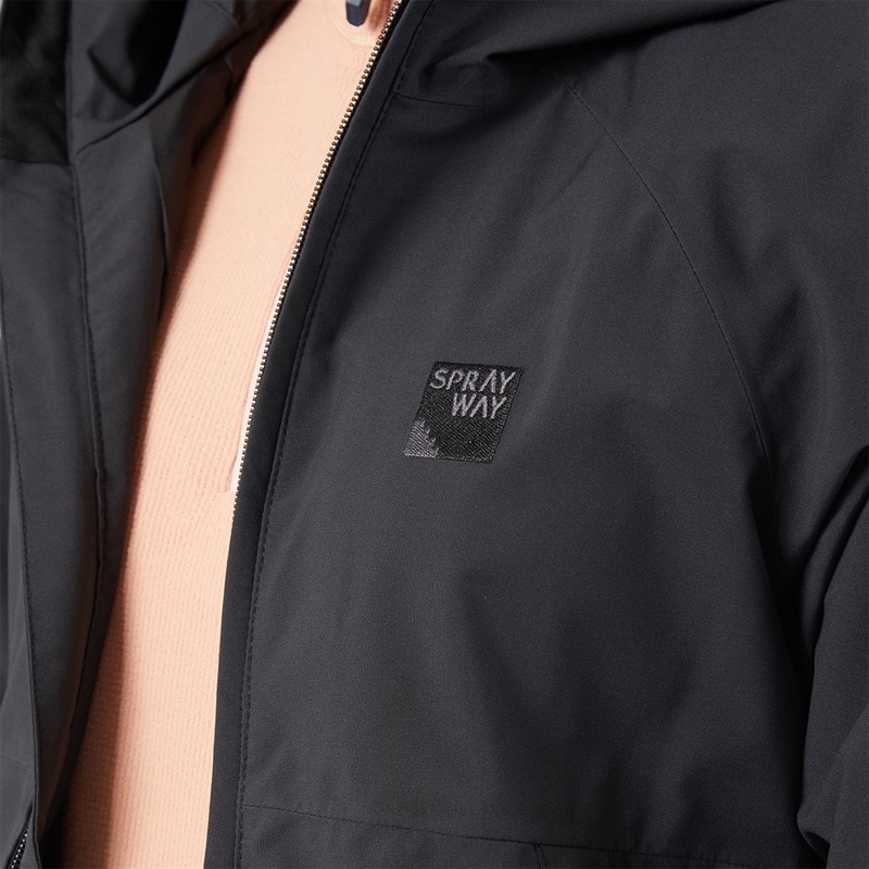 Womens Marsco Hydrodry Waterproof Jacket Black - Image 4