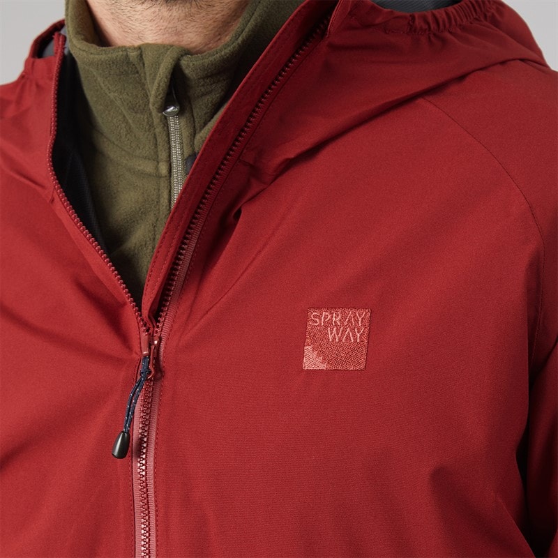 Mens Vectis HydroDRY Waterproof Jacket Sumac - Image 3