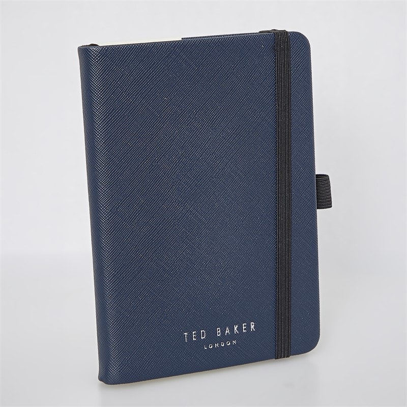 Mens Eddiis Textured A6 Notebook Navy - Image 3