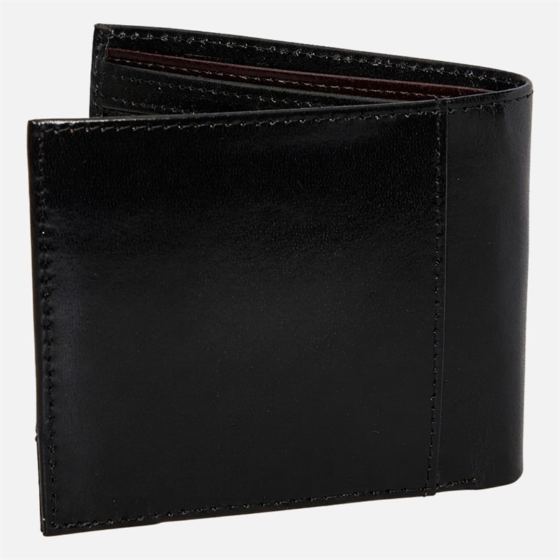 Mens Kornerr Bifold Coin Wallet Black - Image 3