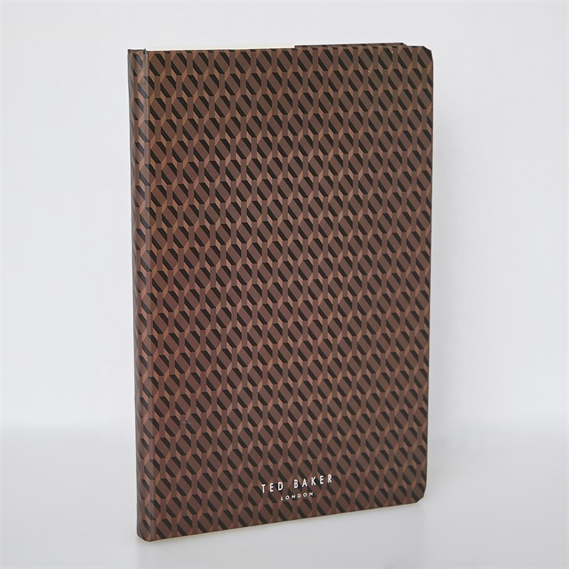 Mens Deniii Printed A5 Notebook Brown - Image 3