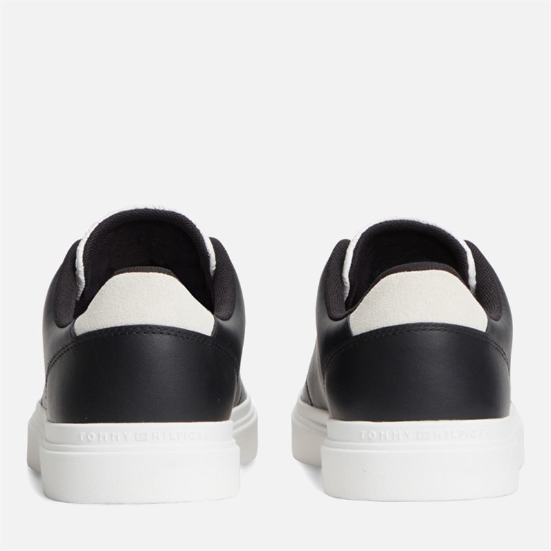 Womens Feminine Cupsole Trainers Black/Ecru - Image 3