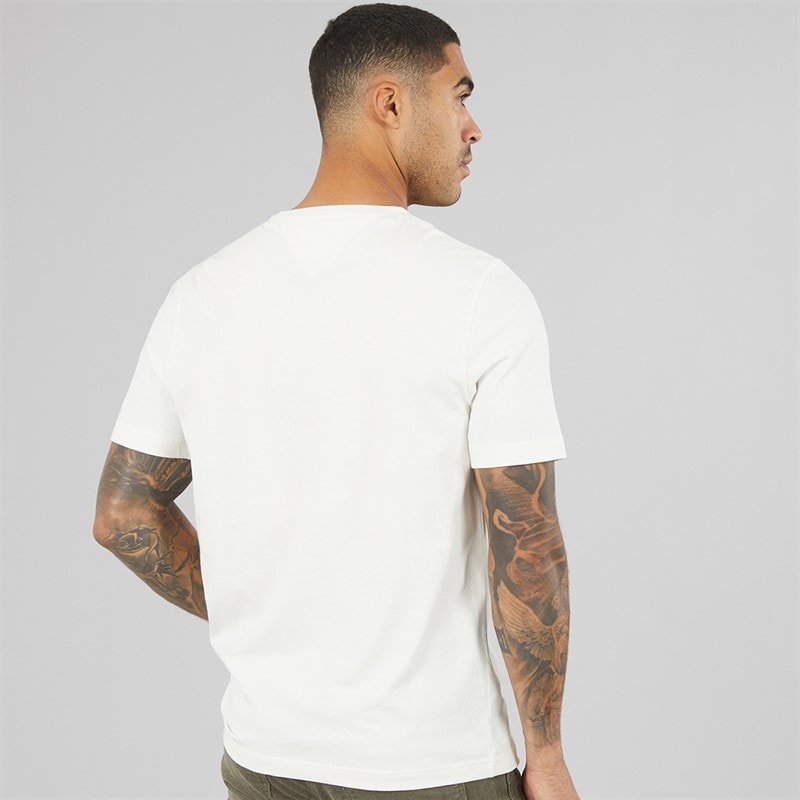 Mens Main Flag T-Shirt Ivory Petal - Image 2