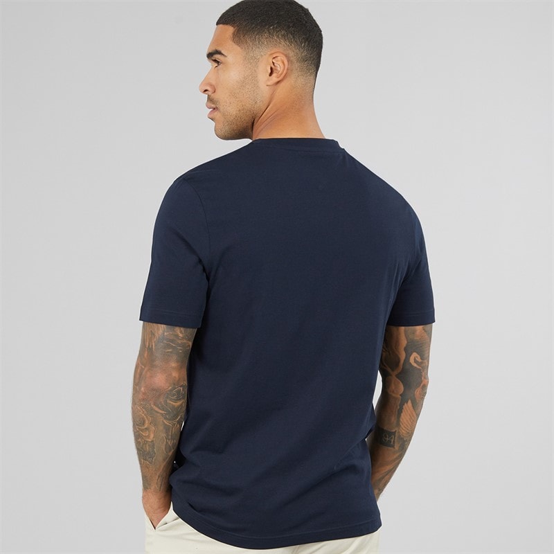 Mens Script Stack T-Shirt Desert Sky - Image 2
