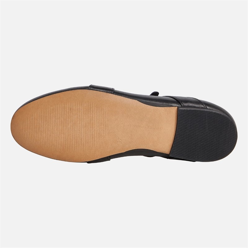 Womens Crossover Strap Mary Jane Shoes Black - Image 2