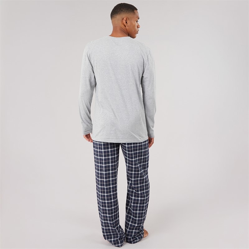 Mens Glenmore Loungewear Set Grey - Image 2