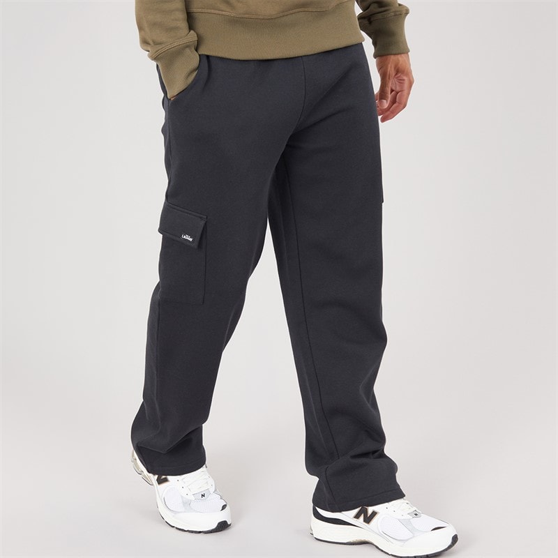 Tokyo Laundry Mens Cisse Cargo Joggers Jet Black