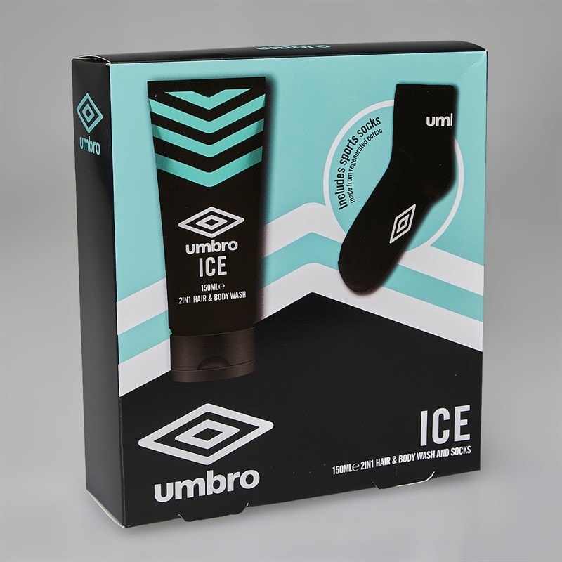 Mens Ice 150ml 2in1 Hair And Body Wash And Socks Duo Gift Set Multi - Image 5
