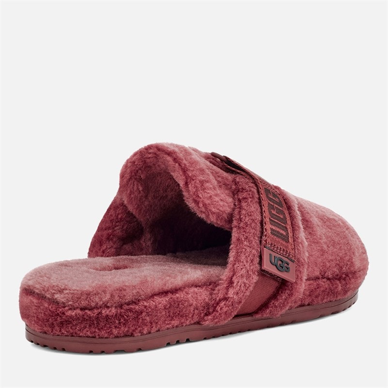 Mens Fluff It Slipper Red Wine - Image 3