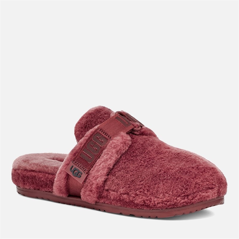 Mens Fluff It Slipper Red Wine - Image 5