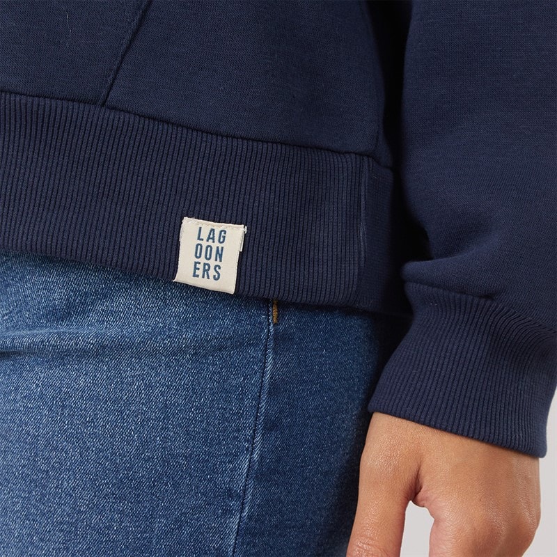 Womens Rosethorn Hoodie Navy - Image 4