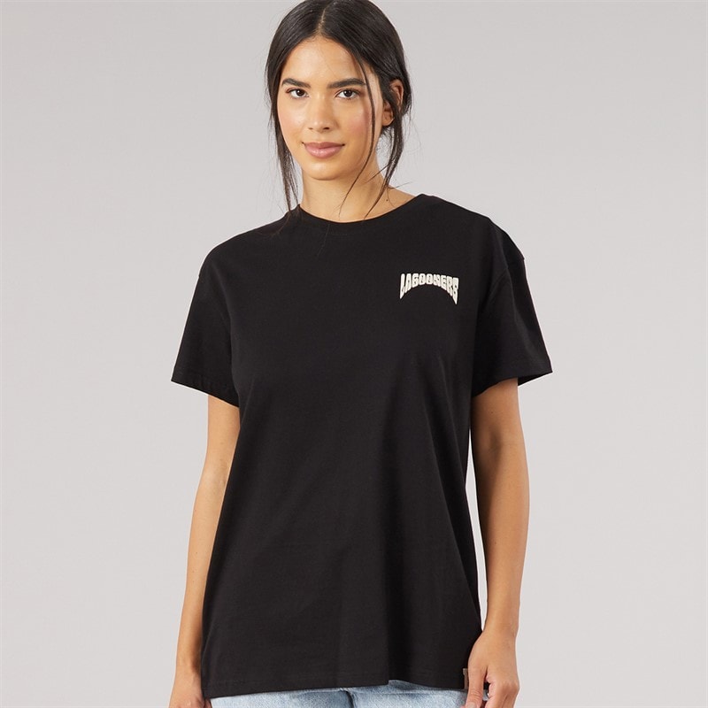 Womens Laurel Oversized T-Shirt Black - Image 2