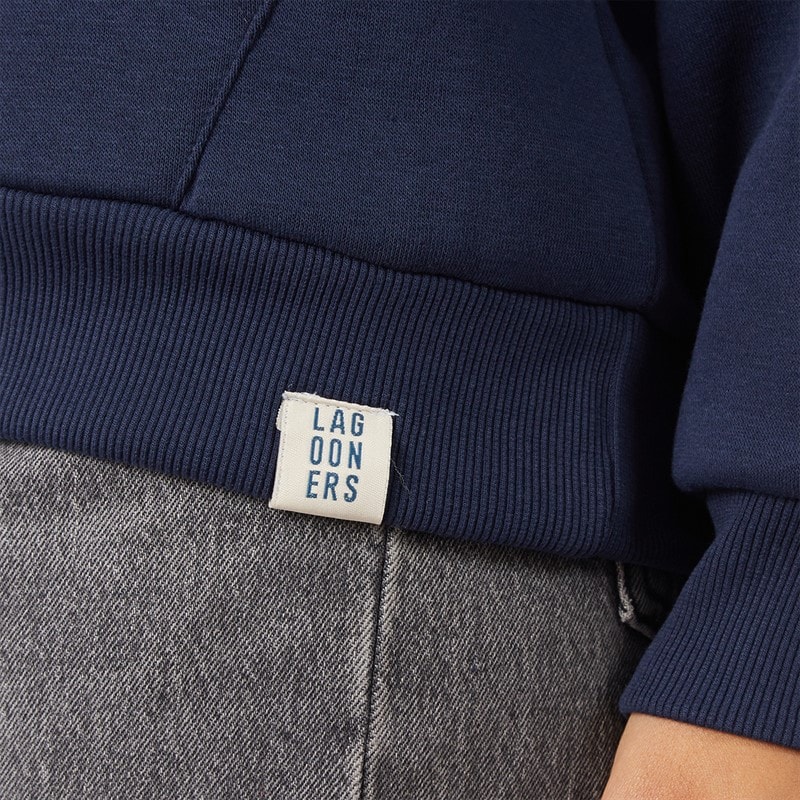 Womens Elbmy Hoodie Navy - Image 4