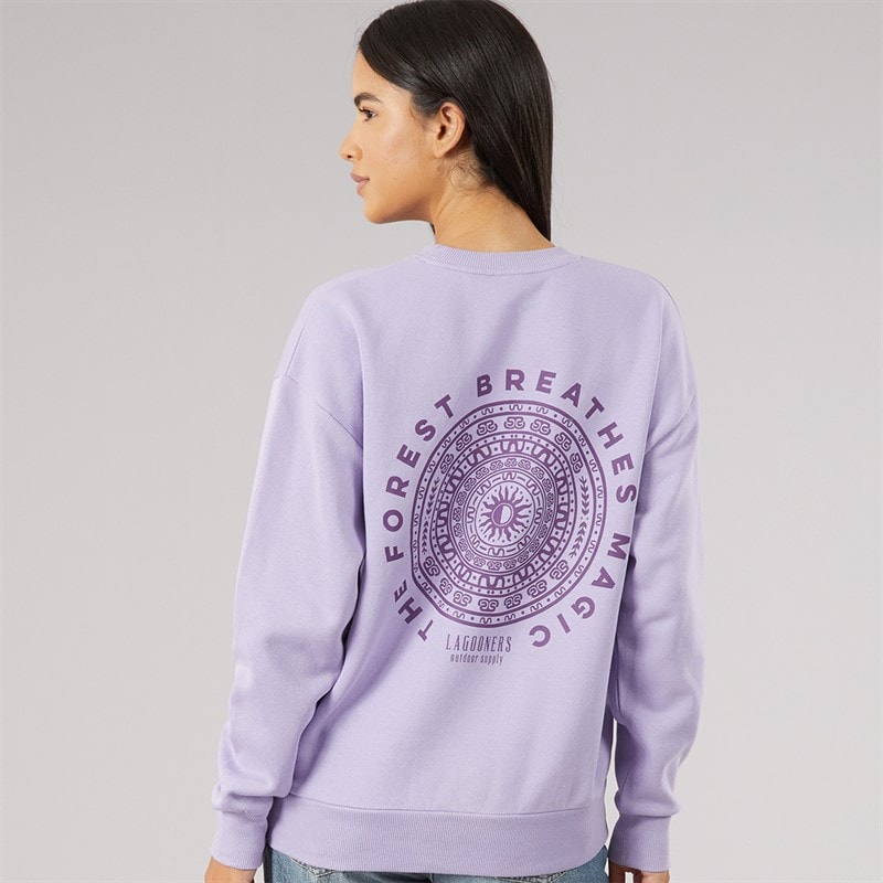 Womens Finchmere Graphic Sweatshirt Lilac - Image 2