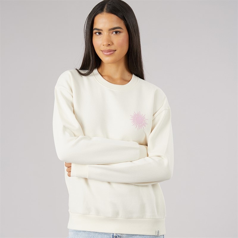 Womens Fogmere Graphic Sweatshirt Ecru - Image 2