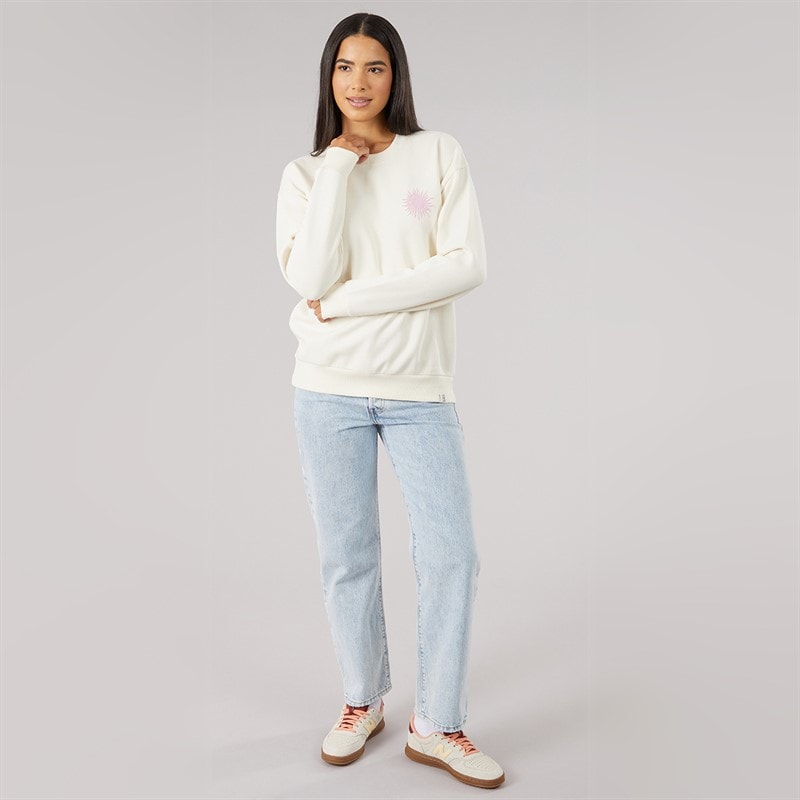 Womens Fogmere Graphic Sweatshirt Ecru - Image 3