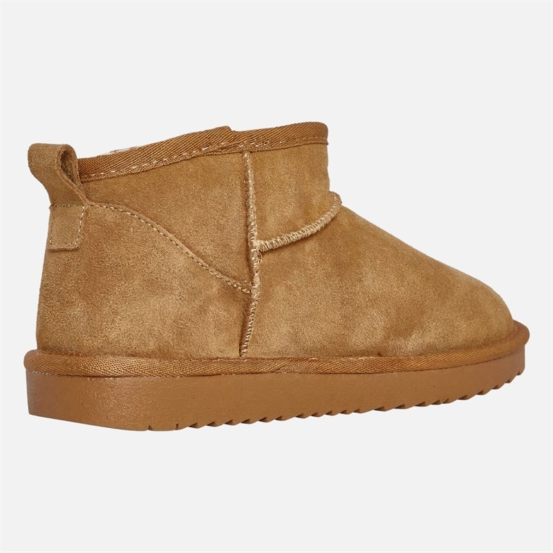Womens Uma Cozy Mini Boots Chestnut Tan - Image 4
