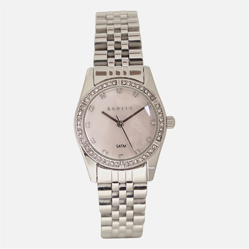 RADLEY Womens S 26MM Stoneset Soft Sports Watch Metal